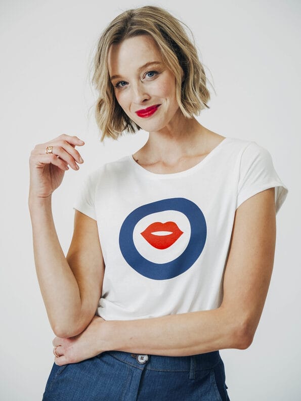 Mademoiselle YéYé T-Shirt aus Bio Baumwolle Großer Ausverkauf