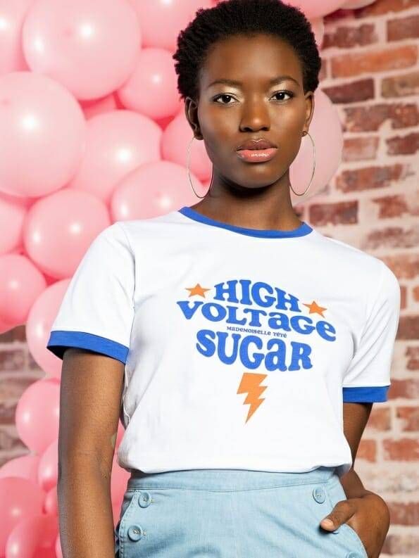 Mademoiselle YéYé High Voltage Sugar T-Shirt Preisnachlass