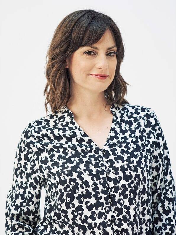 Mademoiselle YéYé Crepe Bluse mit Ballonärmeln aus Ecovero by Lenzing Valentinstagsangebot