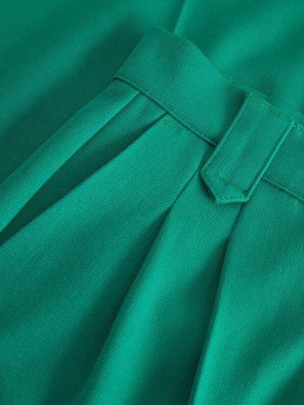 Mademoiselle YéYé Bundfaltenhose mit weitem Bein aus Gabardine Jubiläumsangebot
