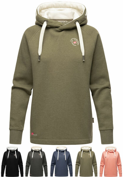 ﻿Marikoo Airii Damen Sweater Kapuzenpullover Hoodie