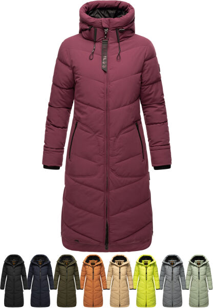 Marikoo Benikoo Damen lange Winterjacke