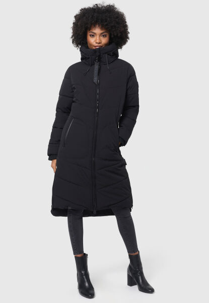 Marikoo Benikoo Damen lange Winterjacke Kostenloser Versand international