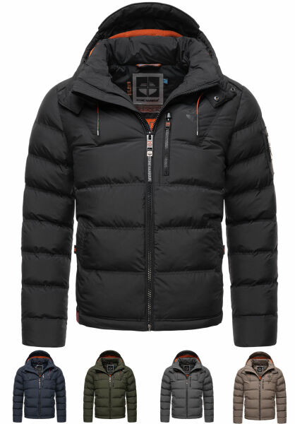 Marikoo Stone Harbour Arvidoo Herren Winter Steppjacke