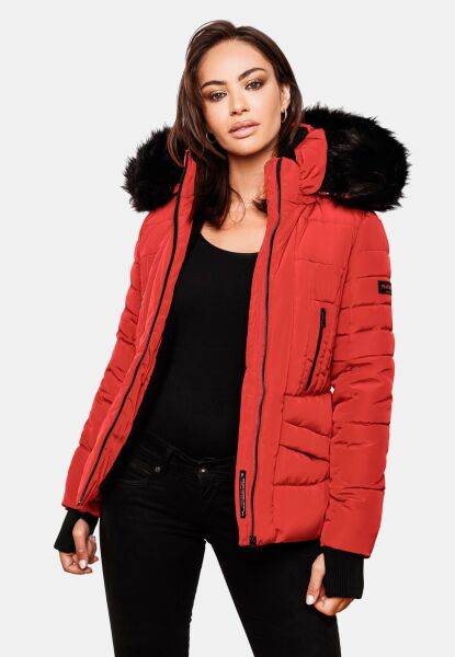 Marikoo Navahoo Adele Damen Winterjacke warm gefüttert Teddyfell Begrenztes Angebot