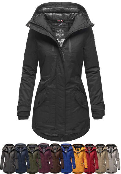 Marikoo Navahoo Avrille Damen Parka Winterjacke mit Kapuze