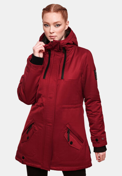 Marikoo Navahoo Avrille Damen Parka Winterjacke mit Kapuze Online Shopping