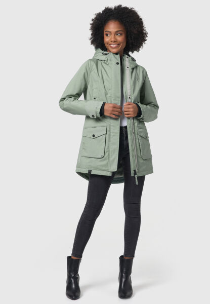 Marikoo Navahoo Brinjaa Damen Übergangs Parka Black Friday