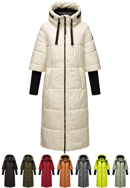 Marikoo Navahoo Ciao Miau Damen lange Winterjacke