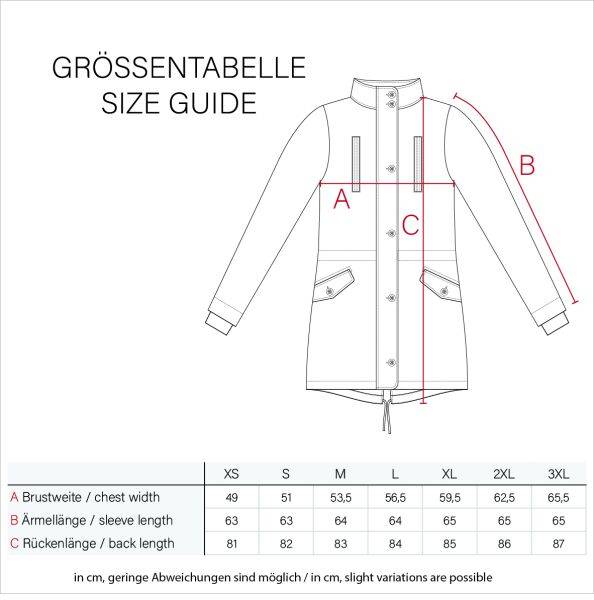 Marikoo Navahoo Freezestoorm Damen Parka Winterjacke gefüttert mit Kapuze Heißer Verkauf