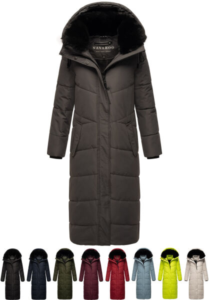 Marikoo Navahoo Hingucker Damen lange Winterjacke