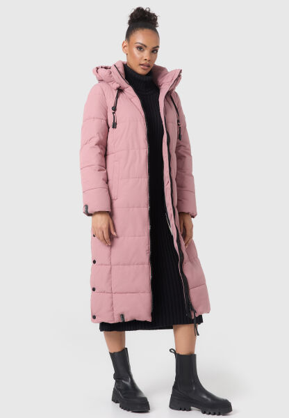 Marikoo Nadeshikoo Damen lange Winter Steppjacke Blitzangebot