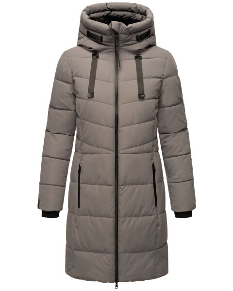 Marikoo Natsukoo Damen Winter Steppjacke lang Große Rabatte