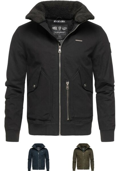 Marikoo Navahoo Herren Piloten Jacke mit Stehkragen