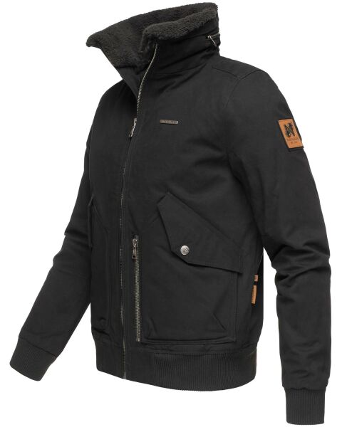 Marikoo Navahoo Herren Piloten Jacke mit Stehkragen Super Sparpreis
