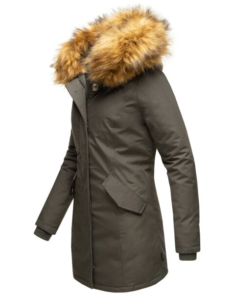 Marikoo Karmaa-Princess Damen Parka Winterjacke mit Fellkragen JETZT KAUFEN