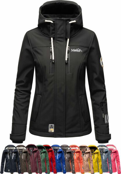Marikoo Kleine Zicke Damen Softshell Frühling Übergangs Jacke Letzte 2 Tage