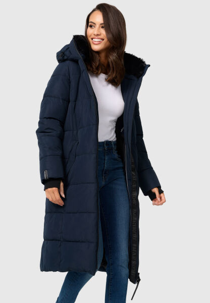 Marikoo Zuraraa lange Damen Winter Steppjacke Nur noch ein Tag übrig