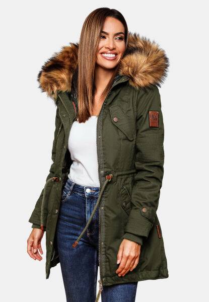 Marikoo La Viva Princess Damen Winterjacke mit Kapuze 50% Rabatt mit kostenlosem Versand