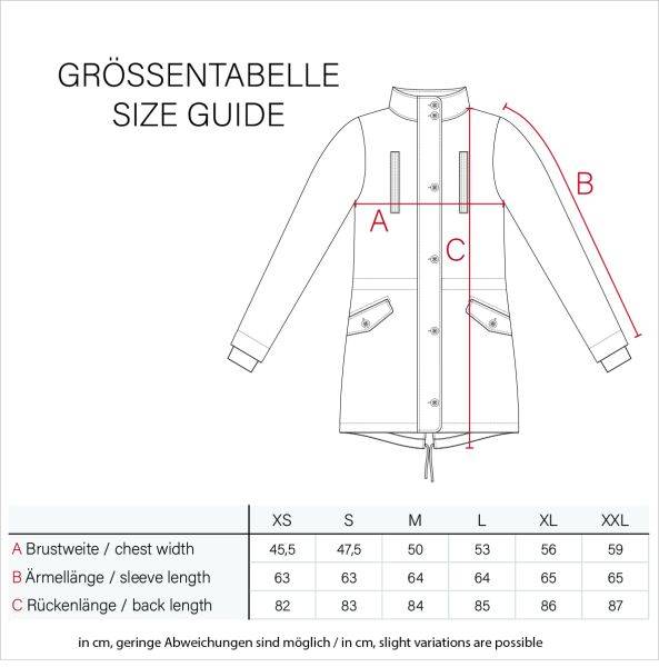 Marikoo Leilaniaa Damen Mantel Trenchcoat Wintermantel mit Kapuze Clearance-Verkauf