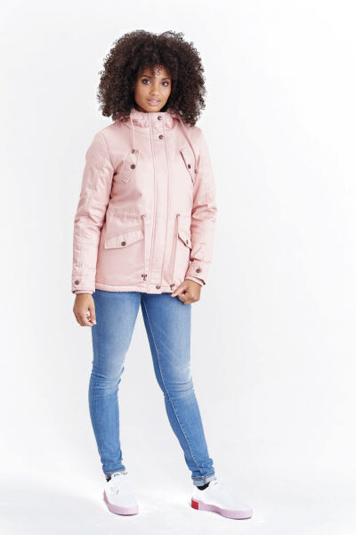 Marikoo Manolya Damen Parka Winterjacke mit Teddyfell zollfrei