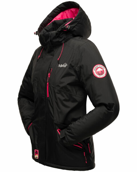 Marikoo Rabeaa Damen Winter Jacke Kurz Winterjacke Outdoor Kapuze gefüttert Angebote