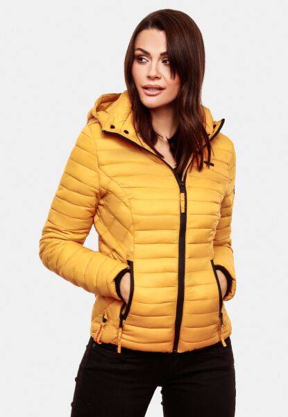 Marikoo Samtpfote leichte Damen Steppjacke Schlussverkauf