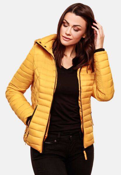 Marikoo Samtpfote leichte Damen Steppjacke Schlussverkauf