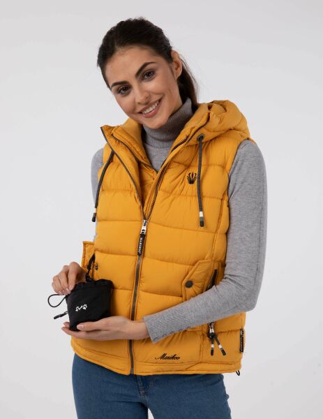 Marikoo Taisaa Damen Stepp Weste Übergangsjacke Kostenloser Versand