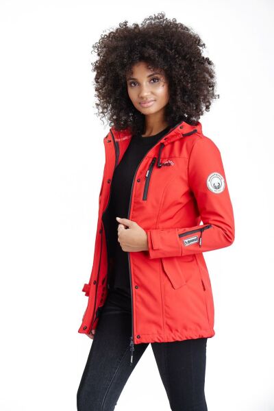Marikoo Zimtzicke Damen lange Softshell Jacke Rabatt