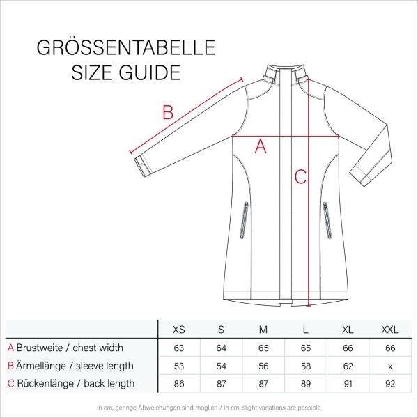 Marikoo Navahoo Deike Damen Regenjacke Regenmantel lang Teddyfell Großer Ausverkauf