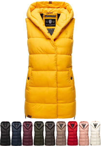 Marikoo Navahoo Madilynaa Damen Winter Weste mit Steppung