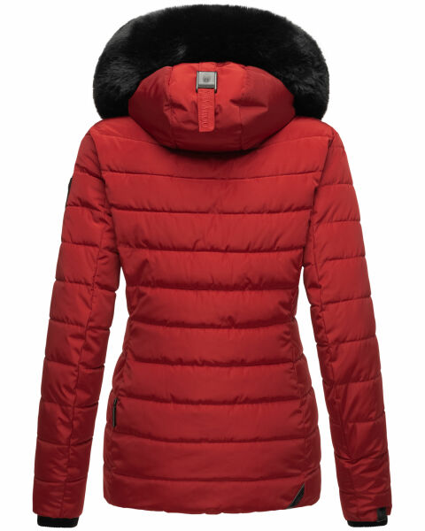 Marikoo Navahoo Milianaa Winter Jacke Stepp Kurzjacke gefüttert Kapuze Kunstfell Osterangebot