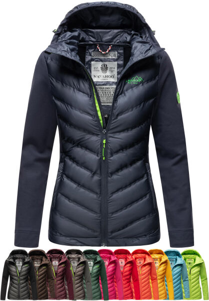 Marikoo Navahoo Nimm mich mit Damen Fleece Hybrid Jacke Trekking Wanderjacke