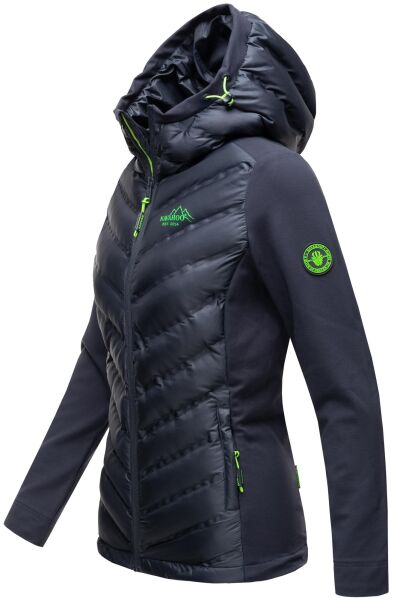 Marikoo Navahoo Nimm mich mit Damen Fleece Hybrid Jacke Trekking Wanderjacke Jubiläumsangebot