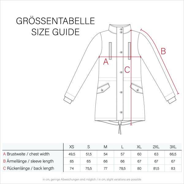 Marikoo Navahoo Olessaa Damen halblange Winterjacke mit Kapuze Top Angebot