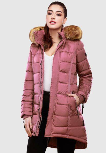 Marikoo Navahoo Papaya Damen gesteppte Winterjacke Neueste Mode