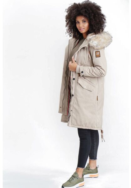 Marikoo Navahoo Kin-Joo Damen Parka Winterjacke Mit Kapuze Räumungsverkauf