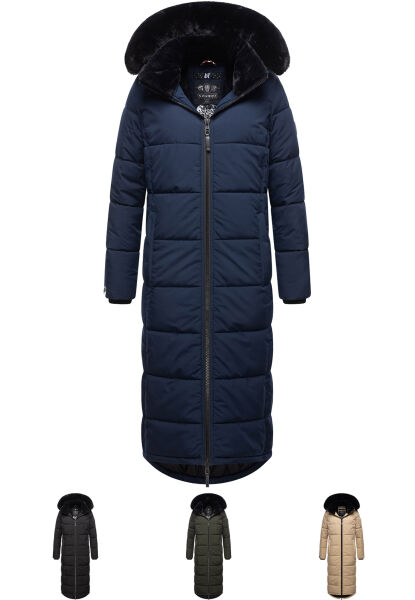 Marikoo Navahoo Knuddelfee Damen lange Winterjacke Tägliche Deals