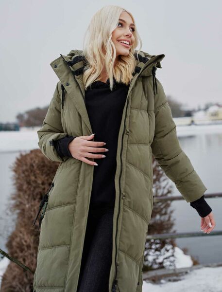 Marikoo Navahoo Kuschelmausi lange Damen Winterjacke Tiefpreis
