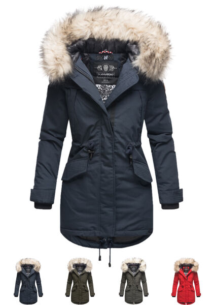 Marikoo Navahoo Lady Like Damen Winterjacke mit Kapuze