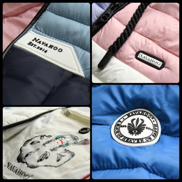 Marikoo Navahoo Lulana Multikulti Damen Steppjacke Colour Blocking Design Letzte 2 Tage