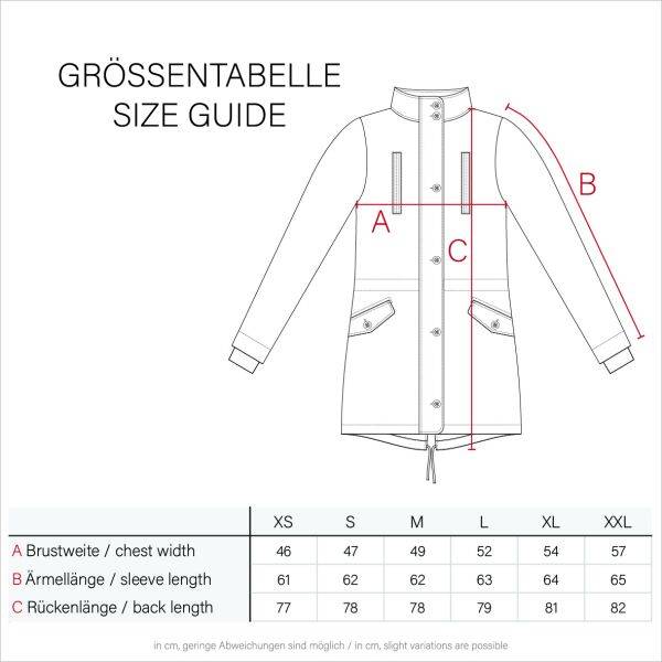 Marikoo Navahoo Luluna Damen Winterjacke mit Kunstfell Letzter Tag