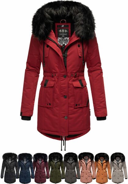 Marikoo Navahoo Luluna Princess Damen Kunstfell Winterjacke