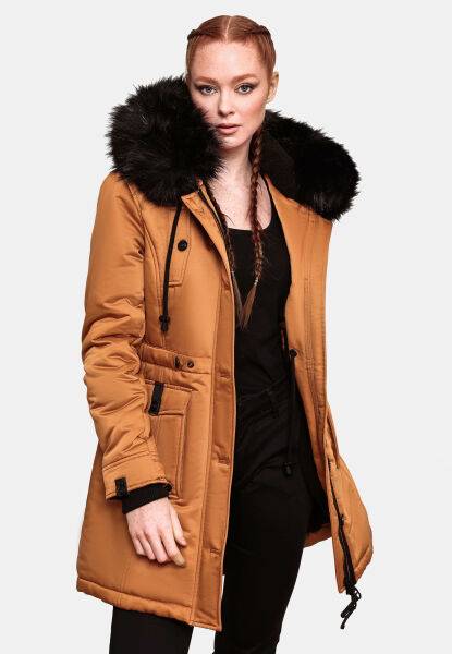 Marikoo Navahoo Luluna Princess Damen Kunstfell Winterjacke Zeitbegrenzte Promotion