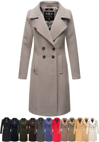 Marikoo Navahoo Wooly Damen Trenchcoat Winter Mantel Discount Store für neue Produkte