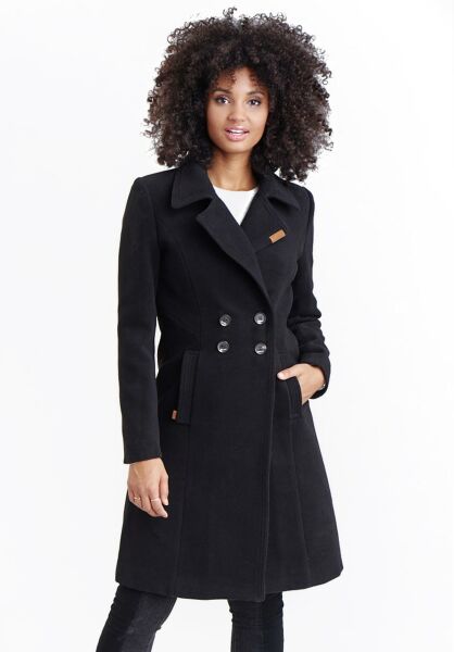 Marikoo Navahoo Wooly Damen Trenchcoat Winter Mantel Discount Store für neue Produkte