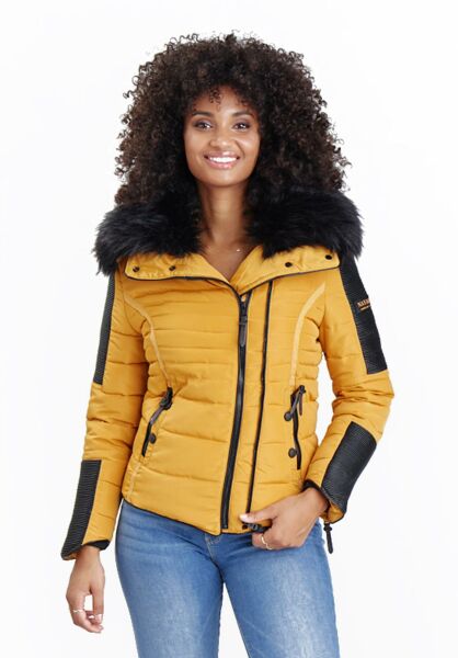 Marikoo Navahoo Yuki Damen Jacke mit Tedyfell Super Rabatt