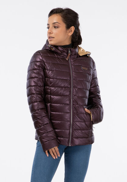 Marikoo Navahoo Aurelianaa Damen glänzende Steppjacke Speichern exportieren