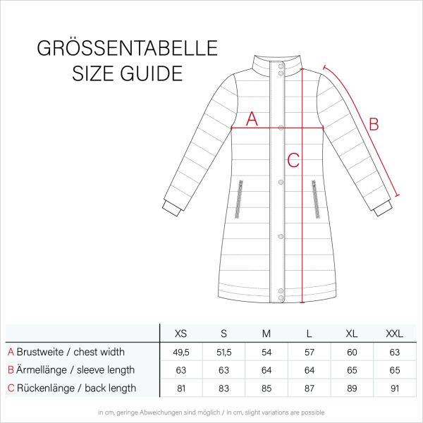 Marikoo Abendsternchen Damen Winterjacke gesteppt zollfrei